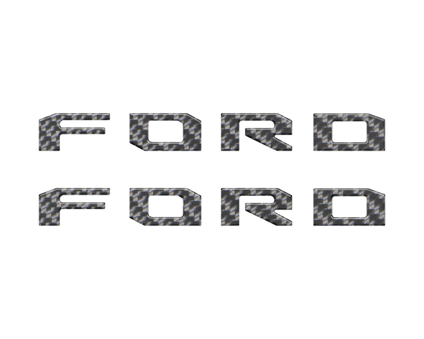 Running Board Letters Fits 2023-2026 Ford Super Duty & F-150 Crew Cab by Tufskinz.com