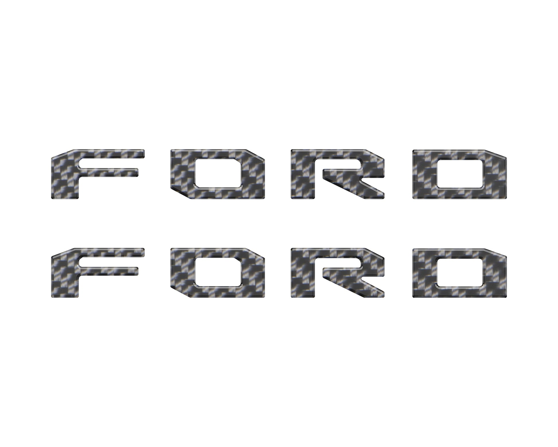 Running Board Letters Fits 2023-2026 Ford Super Duty & F-150 Crew Cab by Tufskinz.com