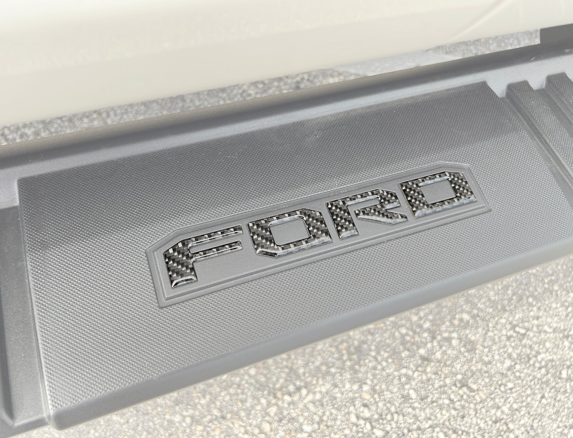 Running Board Letters Fits 2023-2026 Ford Super Duty & F-150 Crew Cab by Tufskinz.com
