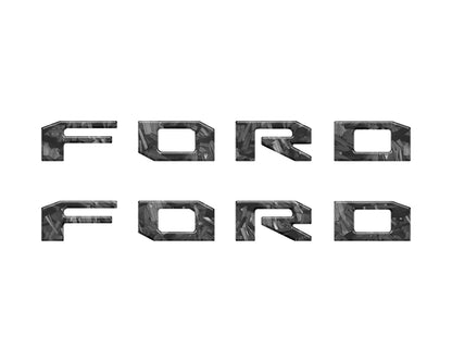 Running Board Letters Fits 2023-2026 Ford Super Duty & F-150 Crew Cab by Tufskinz.com