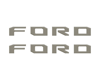 Running Board Letters Fits 2023-2026 Ford Super Duty & F-150 Crew Cab by Tufskinz.com