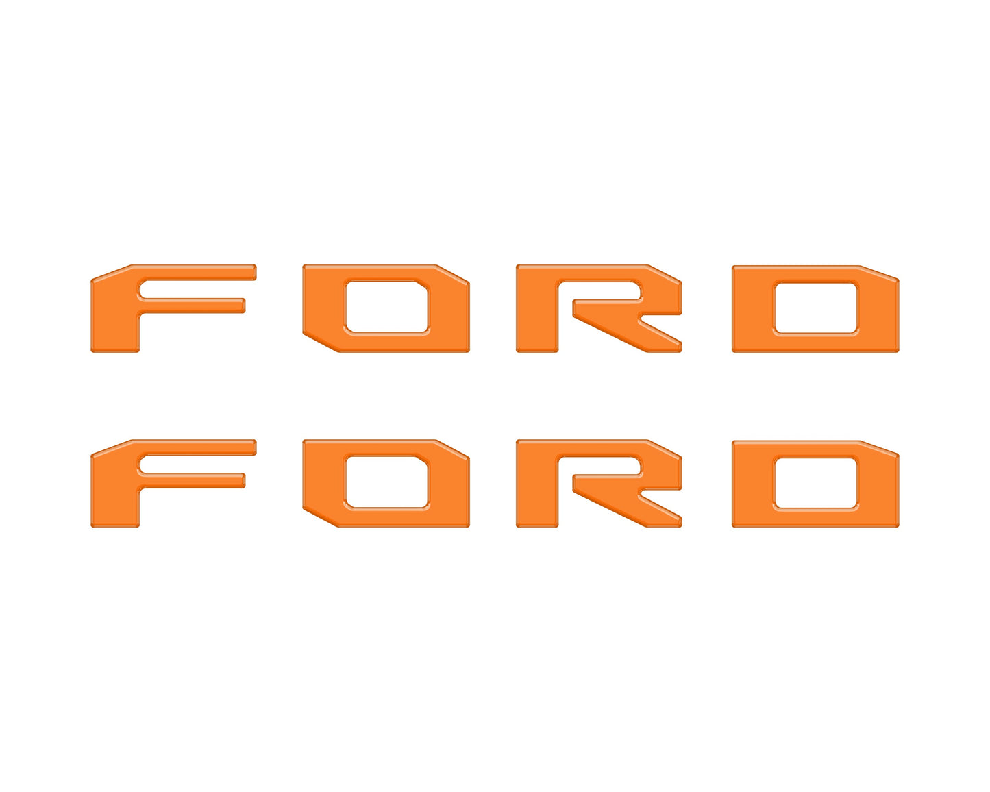 Running Board Letters Fits 2023-2026 Ford Super Duty & F-150 Crew Cab by Tufskinz.com