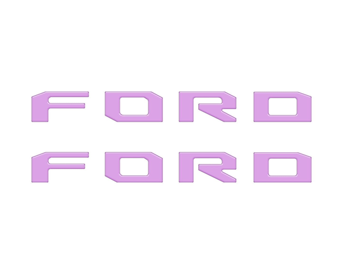 Running Board Letters Fits 2023-2026 Ford Super Duty & F-150 Crew Cab by Tufskinz.com
