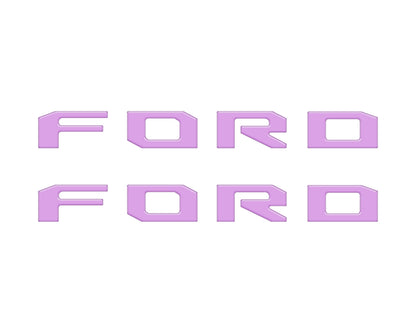 Running Board Letters Fits 2023-2026 Ford Super Duty & F-150 Crew Cab by Tufskinz.com