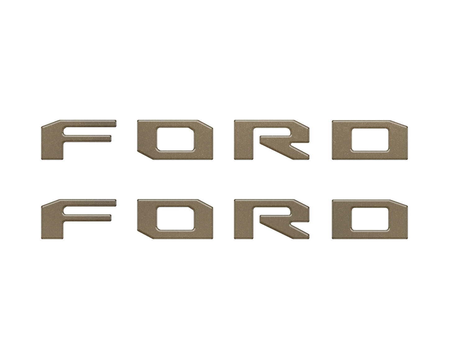 Running Board Letters Fits 2023-2026 Ford Super Duty & F-150 Crew Cab by Tufskinz.com