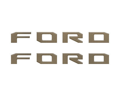 Running Board Letters Fits 2023-2026 Ford Super Duty & F-150 Crew Cab by Tufskinz.com