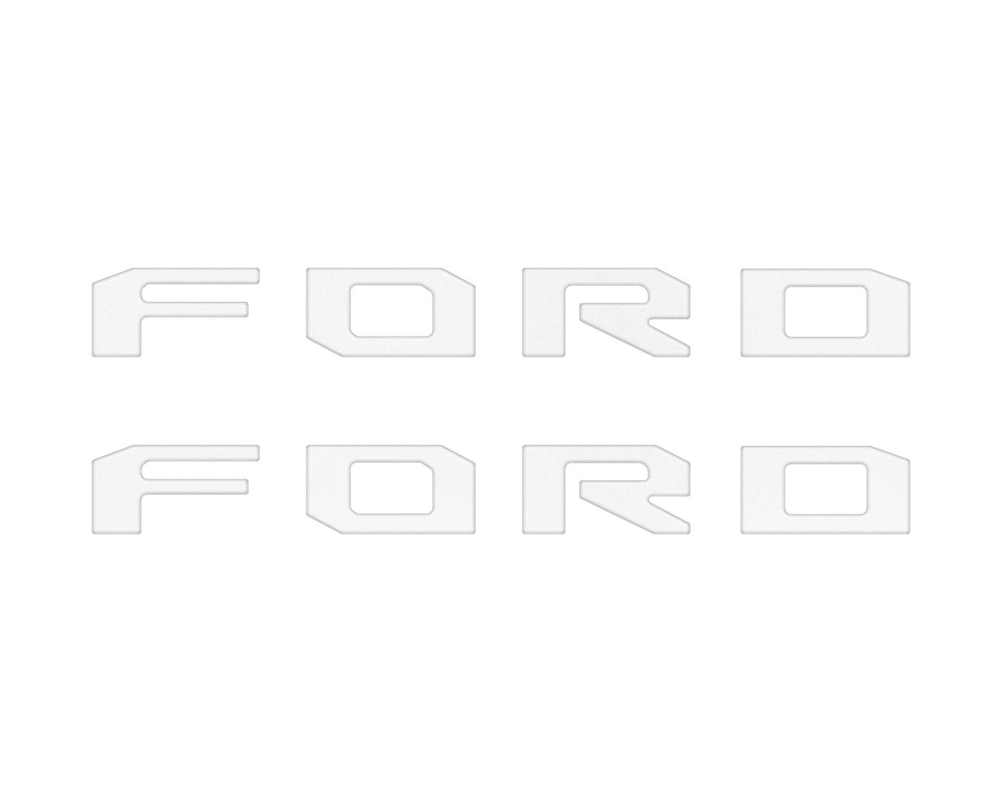 Running Board Letters Fits 2023-2026 Ford Super Duty & F-150 Crew Cab by Tufskinz.com