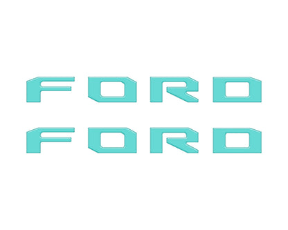 Running Board Letters Fits 2023-2026 Ford Super Duty & F-150 Crew Cab by Tufskinz.com