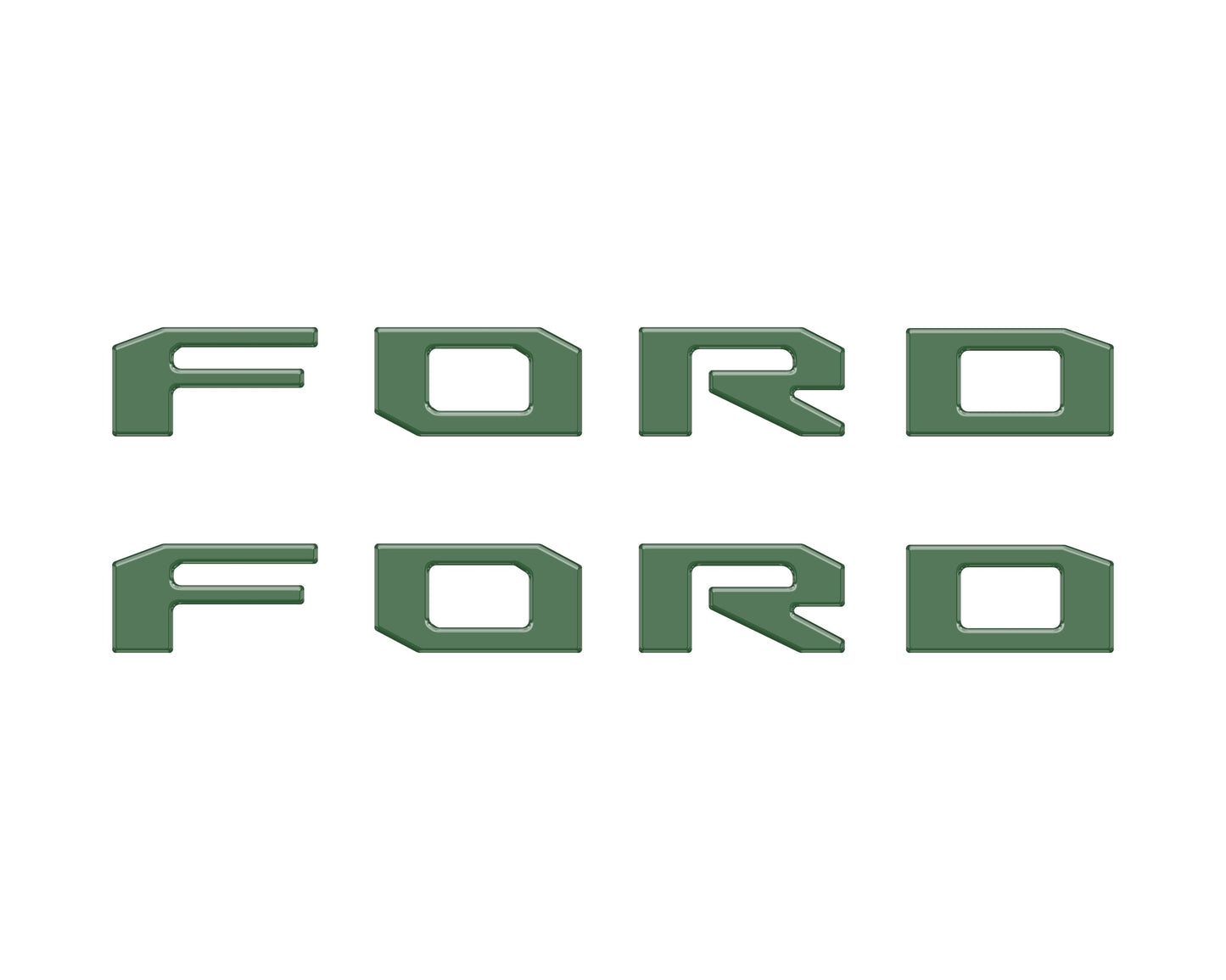 Running Board Letters Fits 2023-2026 Ford Super Duty & F-150 Crew Cab by Tufskinz.com
