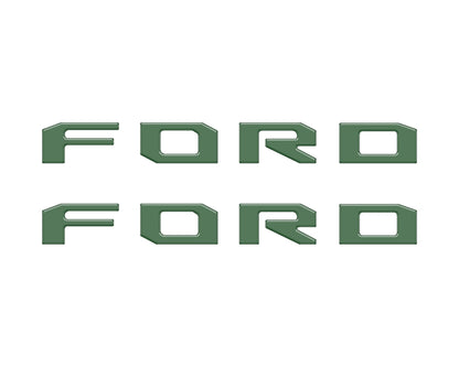 Running Board Letters Fits 2023-2026 Ford Super Duty & F-150 Crew Cab by Tufskinz.com
