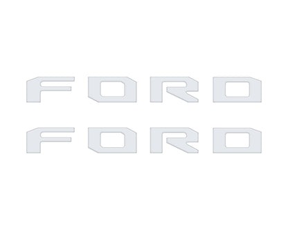 Running Board Letters Fits 2023-2026 Ford Super Duty & F-150 Crew Cab by Tufskinz.com