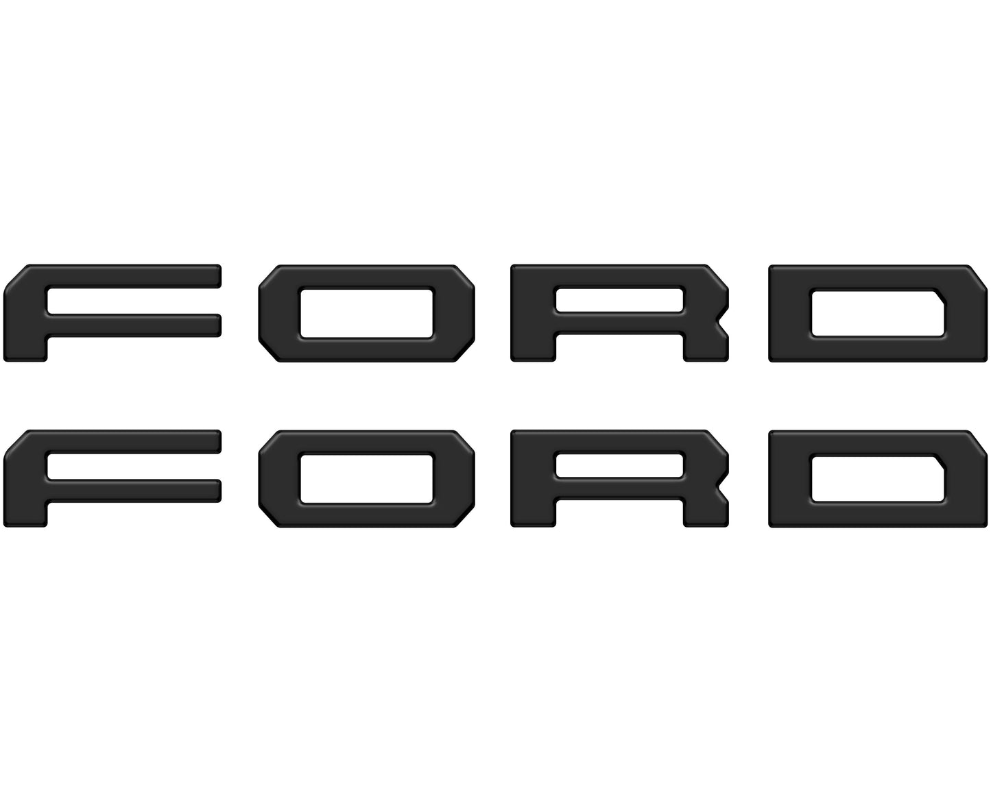 Running Board Letters Fits 2023-2026 Ford Super Duty & F-150 Crew Cab by Tufskinz.com