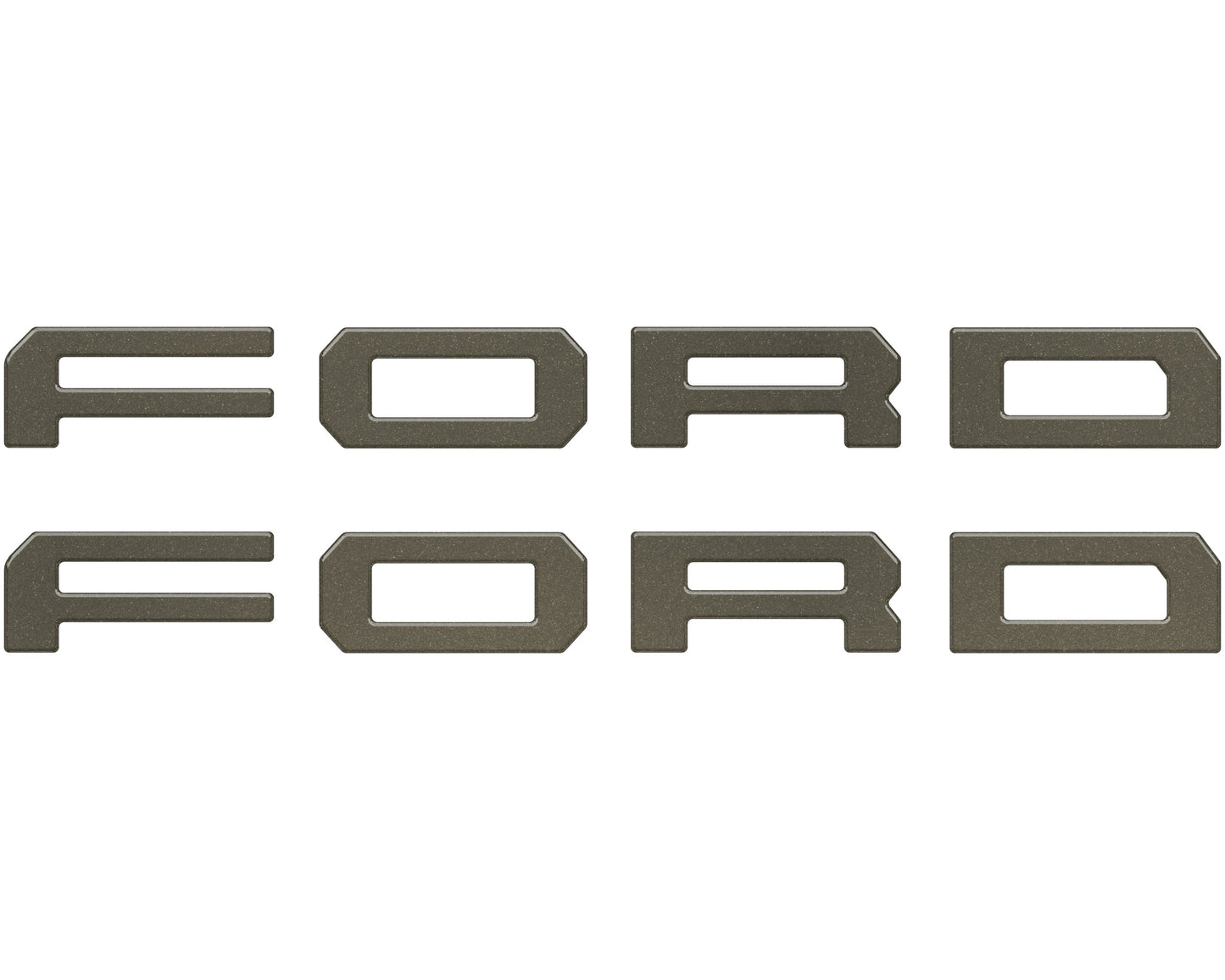 Running Board Letters Fits 2023-2026 Ford Super Duty & F-150 Crew Cab by Tufskinz.com