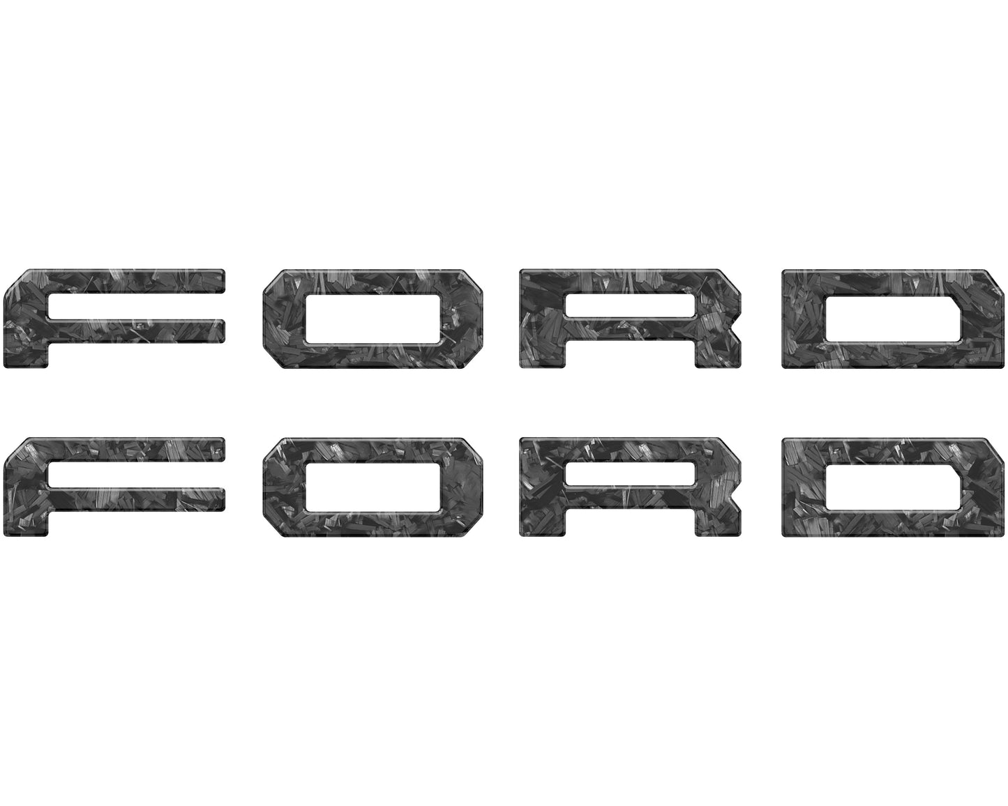 Running Board Letters Fits 2023-2026 Ford Super Duty & F-150 Crew Cab by Tufskinz.com