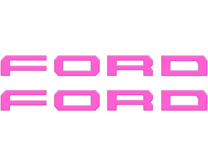 Running Board Letters Fits 2023-2026 Ford Super Duty & F-150 Crew Cab by Tufskinz.com