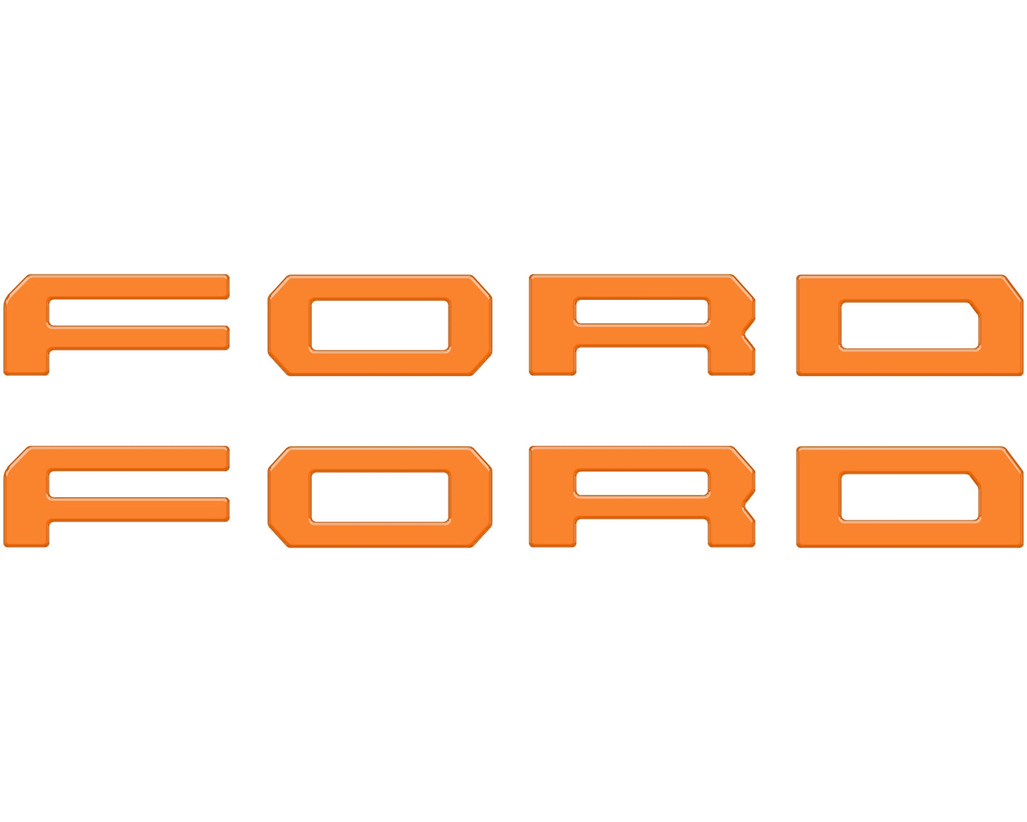 Running Board Letters Fits 2023-2026 Ford Super Duty & F-150 Crew Cab by Tufskinz.com
