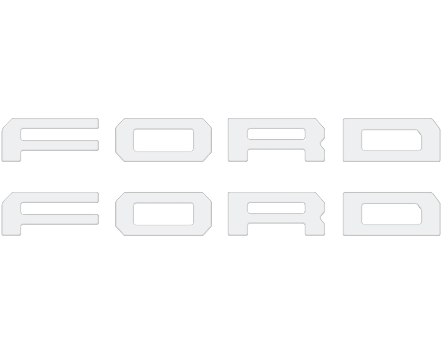Running Board Letters Fits 2023-2026 Ford Super Duty & F-150 Crew Cab by Tufskinz.com