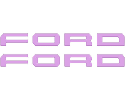Running Board Letters Fits 2023-2026 Ford Super Duty & F-150 Crew Cab by Tufskinz.com