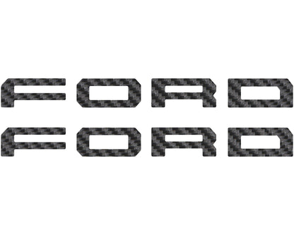Running Board Letters Fits 2023-2026 Ford Super Duty & F-150 Crew Cab by Tufskinz.com