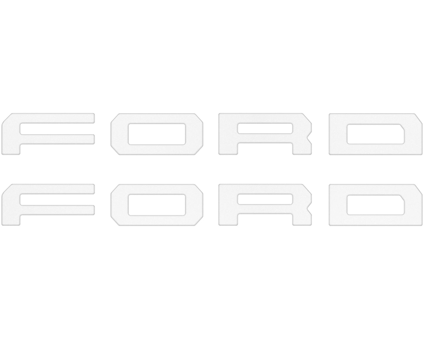 Running Board Letters Fits 2023-2026 Ford Super Duty & F-150 Crew Cab by Tufskinz.com