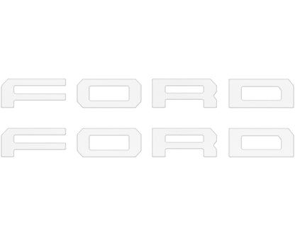 Running Board Letters Fits 2023-2026 Ford Super Duty & F-150 Crew Cab by Tufskinz.com