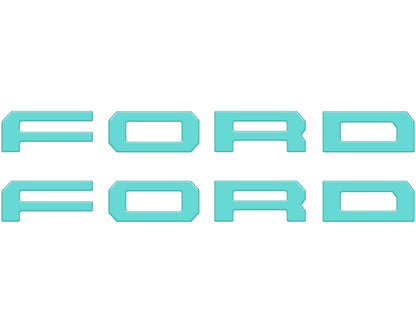 Running Board Letters Fits 2023-2026 Ford Super Duty & F-150 Crew Cab by Tufskinz.com