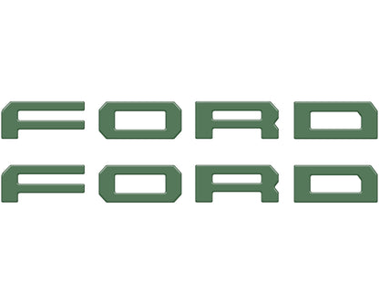Running Board Letters Fits 2023-2026 Ford Super Duty & F-150 Crew Cab by Tufskinz.com