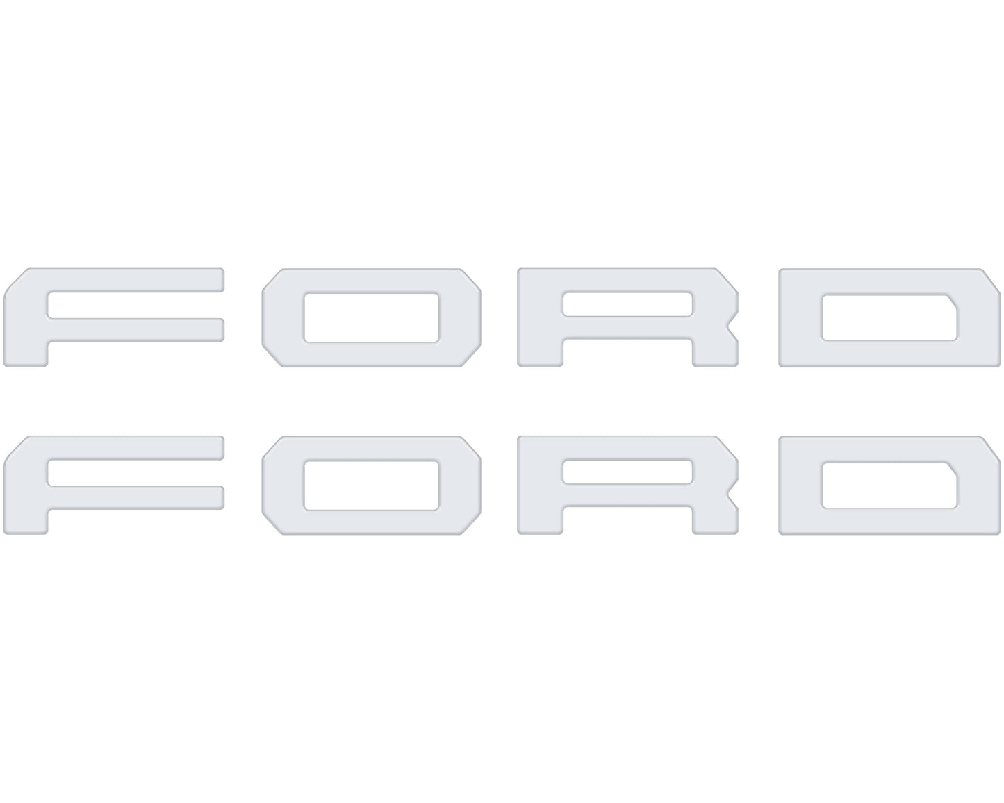 Running Board Letters Fits 2023-2026 Ford Super Duty & F-150 Crew Cab by Tufskinz.com