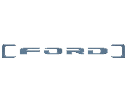 Upper Glove Box Letter Overlays Fits 2023-2026 Ford Super Duty by Tufskinz.com