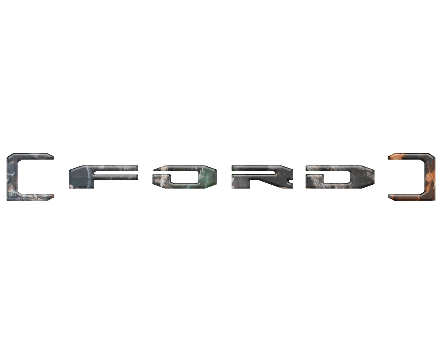 Upper Glove Box Letter Overlays Fits 2023-2026 Ford Super Duty by Tufskinz.com