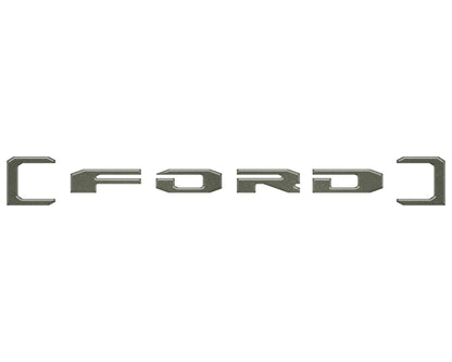 Upper Glove Box Letter Overlays Fits 2023-2026 Ford Super Duty by Tufskinz.com
