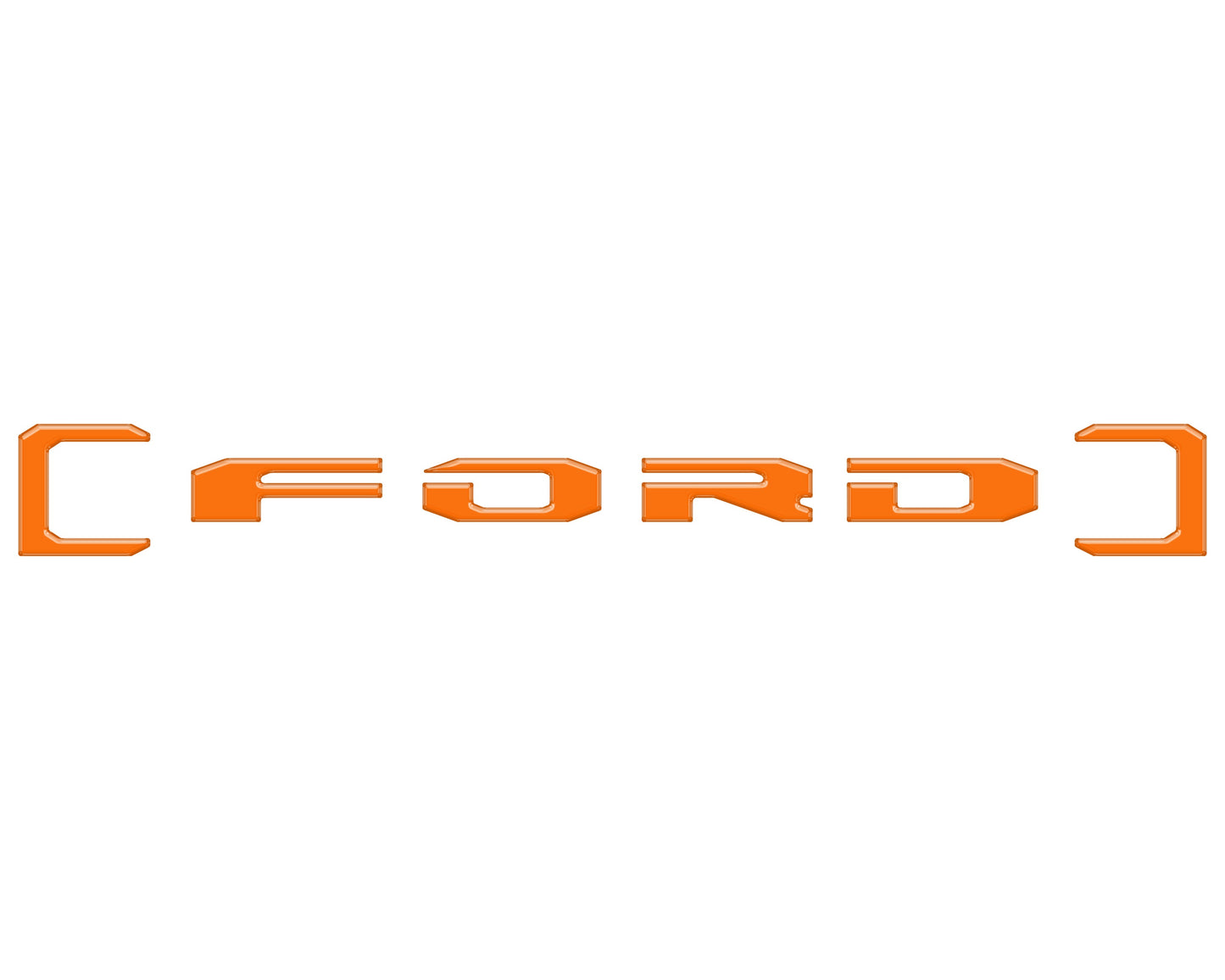 Upper Glove Box Letter Overlays Fits 2023-2026 Ford Super Duty by Tufskinz.com