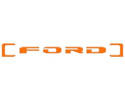 Upper Glove Box Letter Overlays Fits 2023-2026 Ford Super Duty by Tufskinz.com