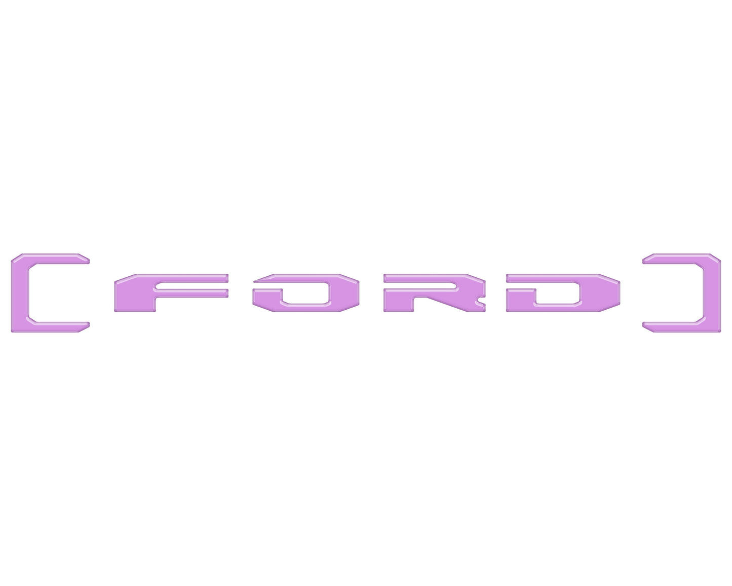 Upper Glove Box Letter Overlays Fits 2023-2026 Ford Super Duty by Tufskinz.com