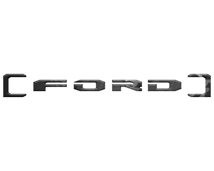 Upper Glove Box Letter Overlays Fits 2023-2026 Ford Super Duty by Tufskinz.com