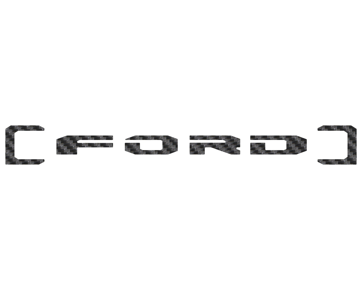 Upper Glove Box Letter Overlays Fits 2023-2026 Ford Super Duty by Tufskinz.com