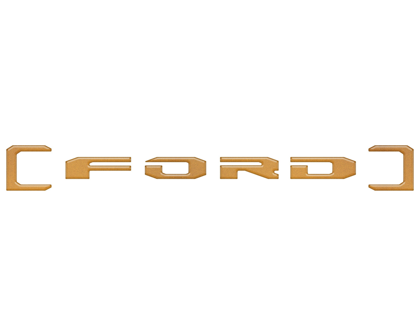 Upper Glove Box Letter Overlays Fits 2023-2026 Ford Super Duty by Tufskinz.com