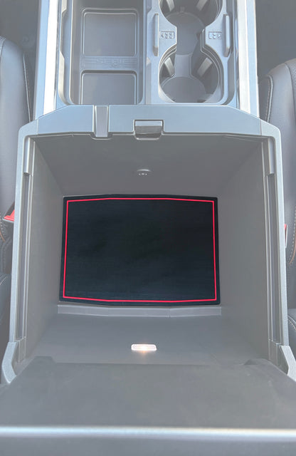Bucket Seat Center Console Compartment Foam Inserts Fits 2023-2026 Ford Super Duty by Tufskinz.com