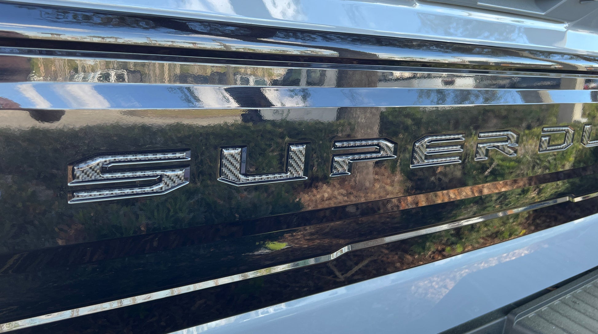 Tailgate Letter Inserts Fits 2025-2026 Ford Super Duty Platinum by Tufskinz.com