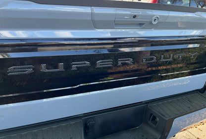 Tailgate Letter Inserts Fits 2025-2026 Ford Super Duty Platinum by Tufskinz.com