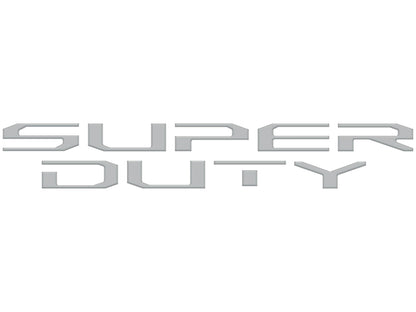Tailgate Letter Inserts Fits 2025-2026 Ford Super Duty Platinum by Tufskinz.com