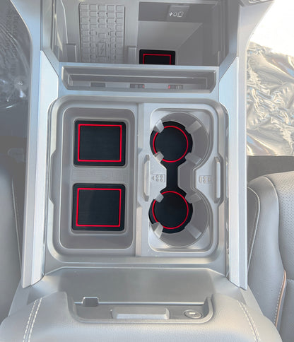 Center Console Foam Inserts Fits 2023-2026 Ford Super Duty by Tufskinz.com