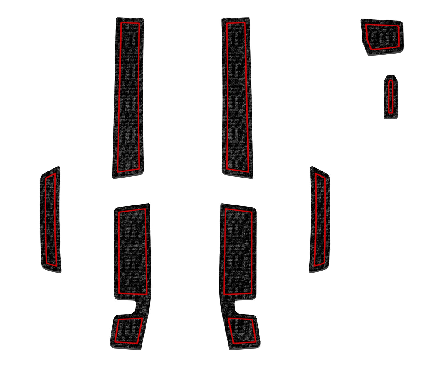 Door Cubby Foam Inserts Fits 2023-2026 Ford Super Duty by Tufskinz.com