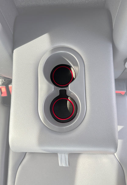 Rear Seat Fold Down Cupholder Foam Inserts Fits 2023-2026 Ford Super Duty by Tufskinz.com