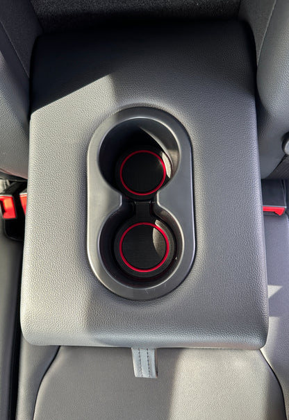 Rear Seat Fold Down Cupholder Foam Inserts Fits 2023-2026 Ford Super Duty by Tufskinz.com