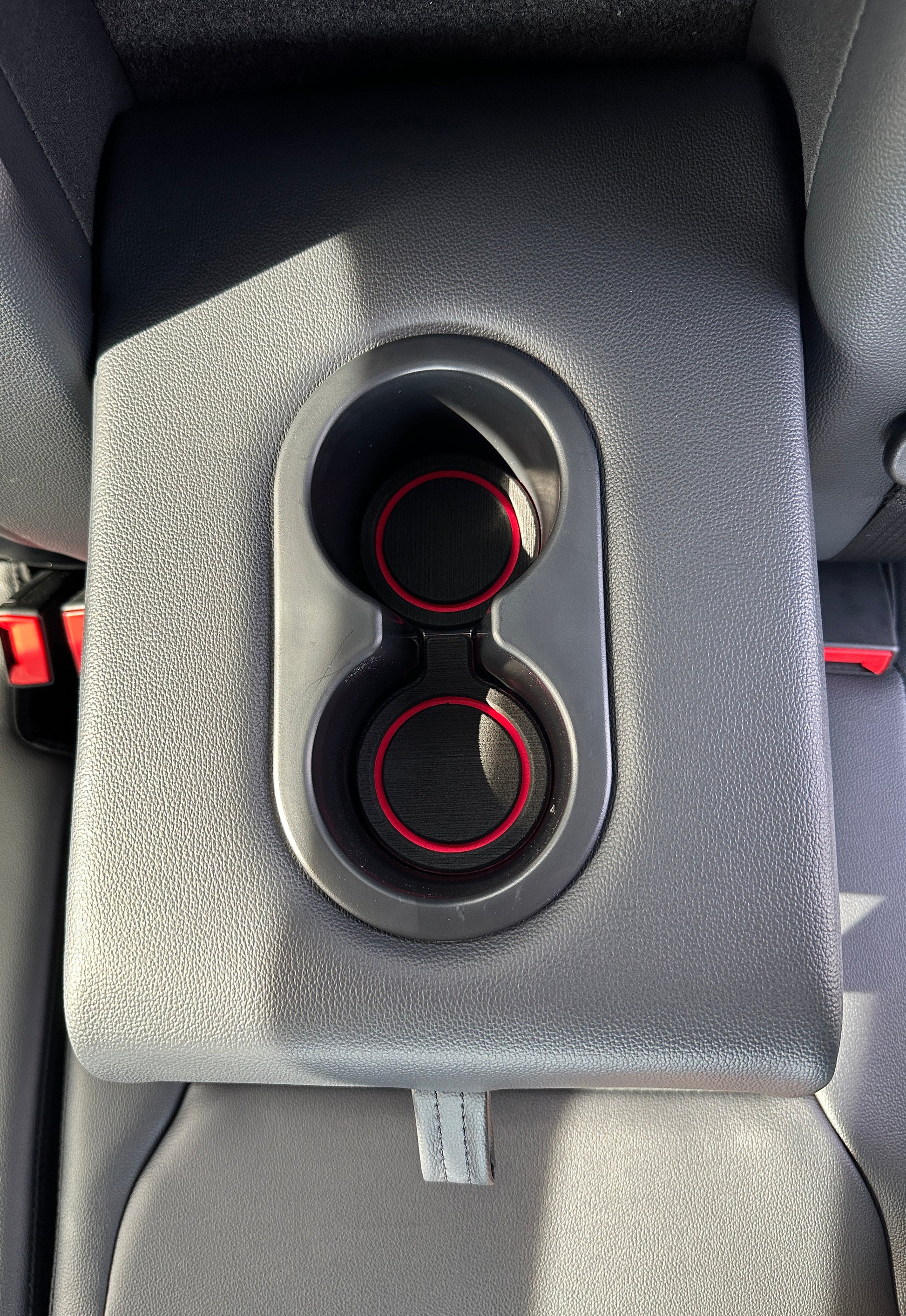 Rear Seat Fold Down Cupholder Foam Inserts Fits 2023-2026 Ford Super Duty by Tufskinz.com
