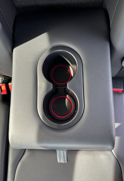 Rear Seat Fold Down Cupholder Foam Inserts Fits 2023-2026 Ford Super Duty by Tufskinz.com
