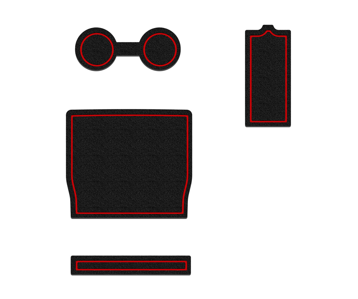 Center Console Foam Inserts Fits 2023-2026 Ford Super Duty by Tufskinz.com