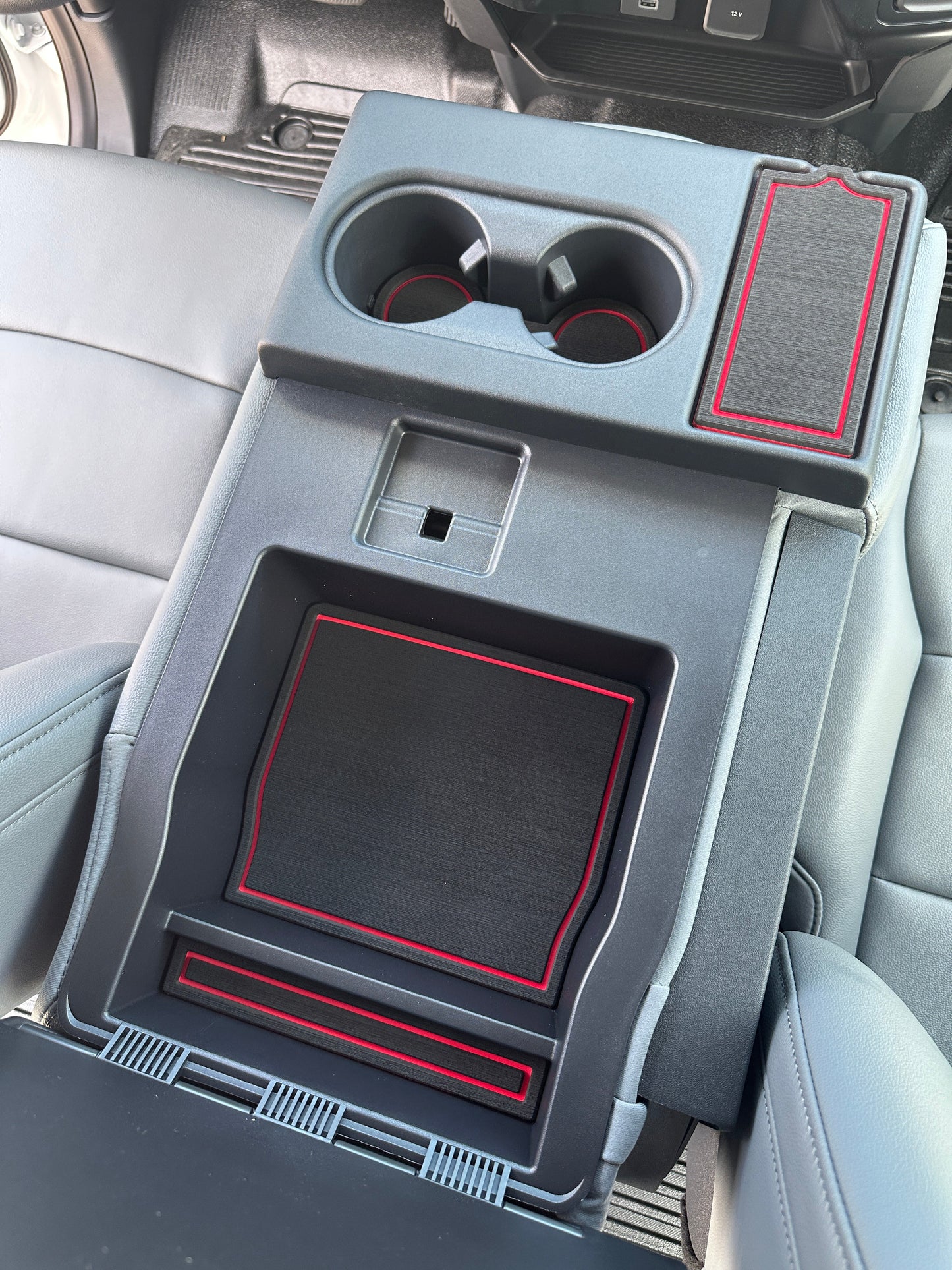 Center Console Foam Inserts Fits 2023-2026 Ford Super Duty by Tufskinz.com