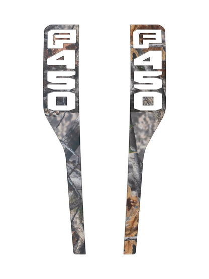 Front Fender Emblem Overlays Fits 2023-2026 Ford Super Duty by Tufskinz.com